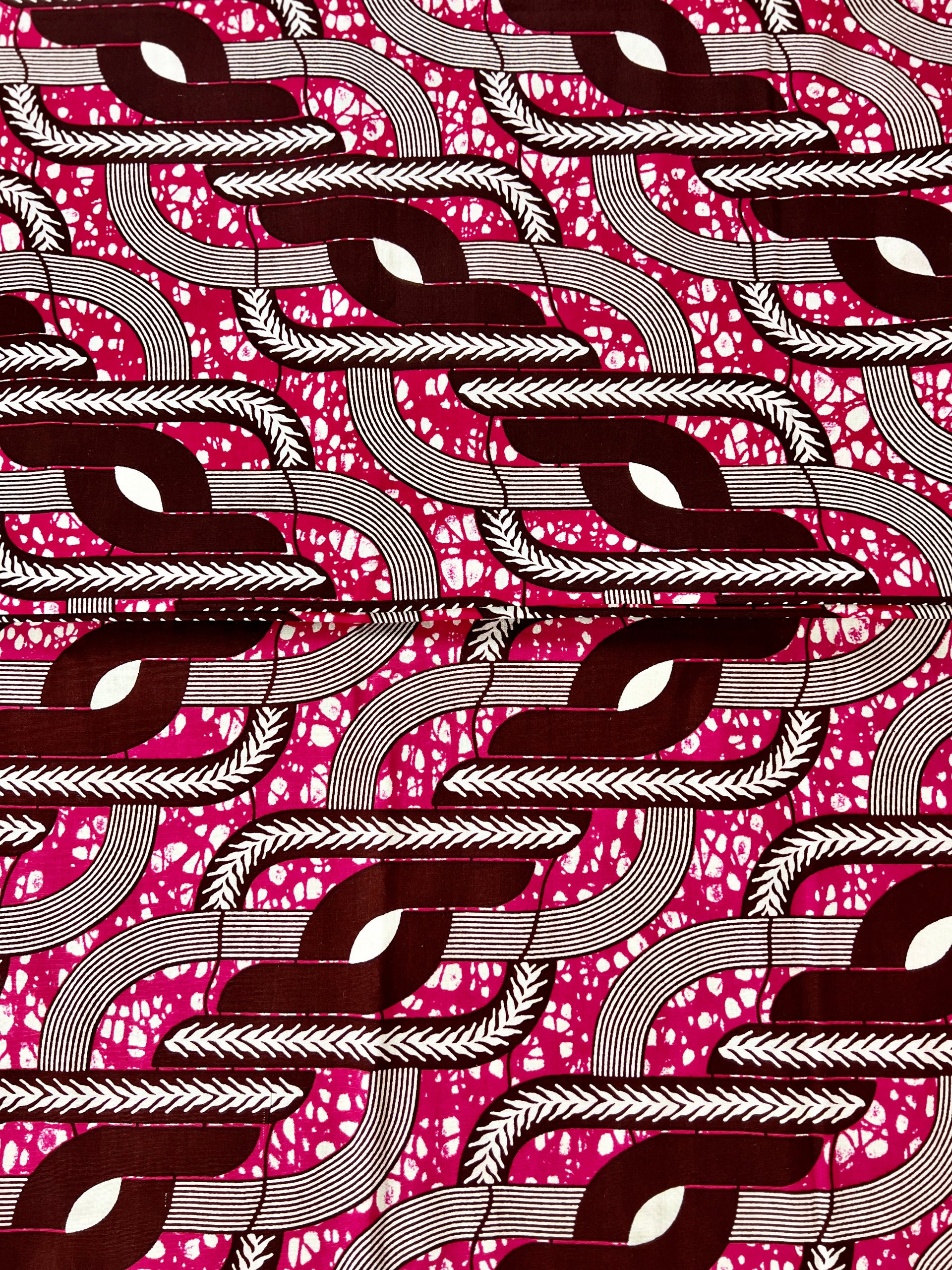 Afrikanischer Wax Print Baumwolle