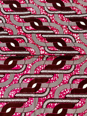 Afrikanischer Wax Print Baumwolle