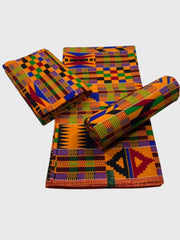 Afrikanischer Stoff, Kente Stoffe | Ghana Druck | 100% Baumwolle
