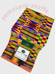 Afrikanischer Stoff, Kente Stoffe | Ghana Druck | 100% Baumwolle