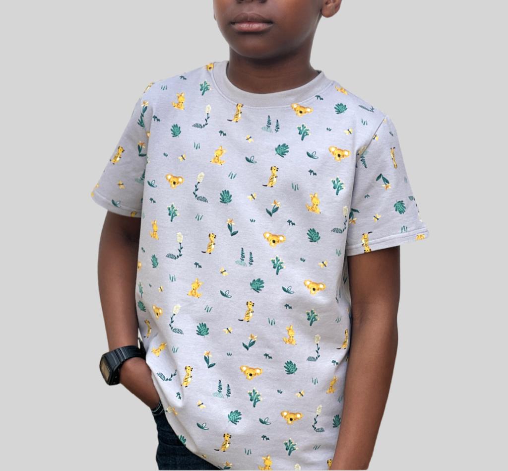 Jungen T-Shirt, Bio-Baumwolle OEKO-TEX, Größe 98 bis 164 - Yemssyro